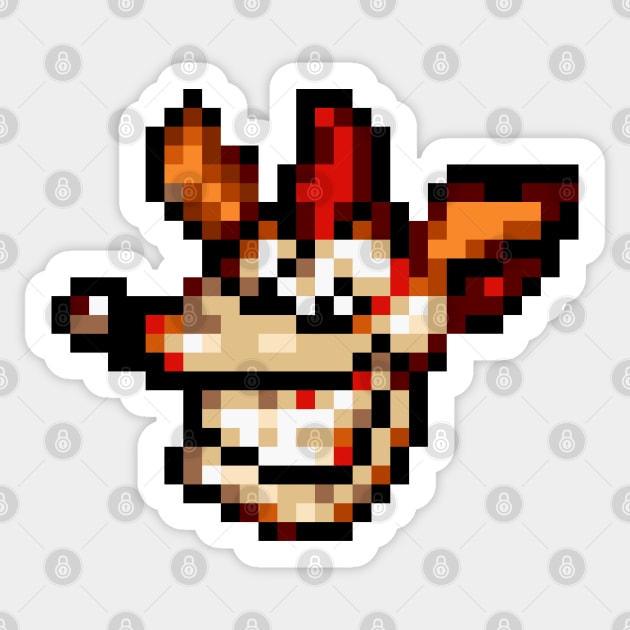 Pixel Crash Bandicoot Sticker by spookpuke